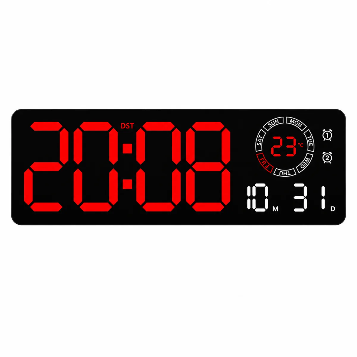 VisionTime LED ওয়াল ঘড়ি